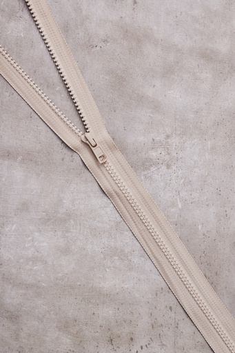 Kraftig Glidelås Delbart - Dune (Beige)