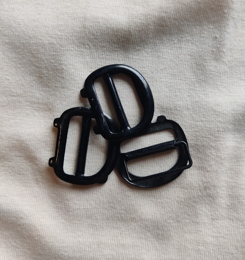 [1006] Buet Spenne - Svart metall 18mm