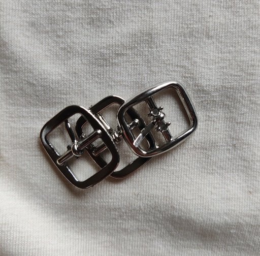 [1012] Liten Belte Spenne - Kromfarget Metall 12mm 