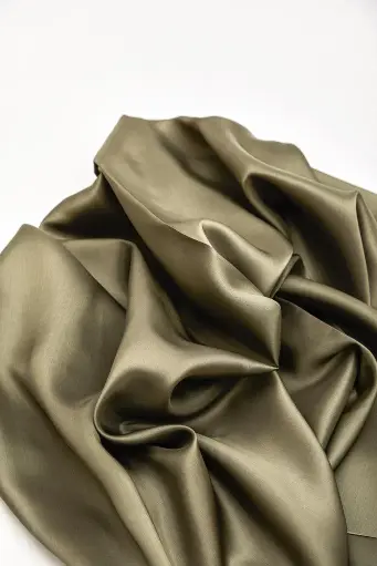 Viskose fôr - Lys Khaki