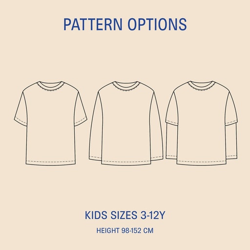 T-Shirt Kids - Symønster 